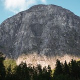 Impressive south face of the Mongejura in Romsdalen