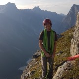 Sigi after the successful ascent (Photo: Bernhard)