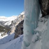 View to the neighbouring ice pillar (Photo: Richard)