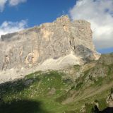 Hiking trail to the Forcella Giau and the Monte Formin