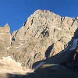 South face of the Barre des Ecrins (Photo from 15.08.2020)