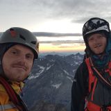 Bernhard and Richard on the summit of the Dome de Neige (Photo: Bernhard)