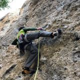 Sigi klettert eine Route nach der anderen