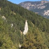 Ein !natürlicher! Felsturm auf dem Weg nach Queyras 